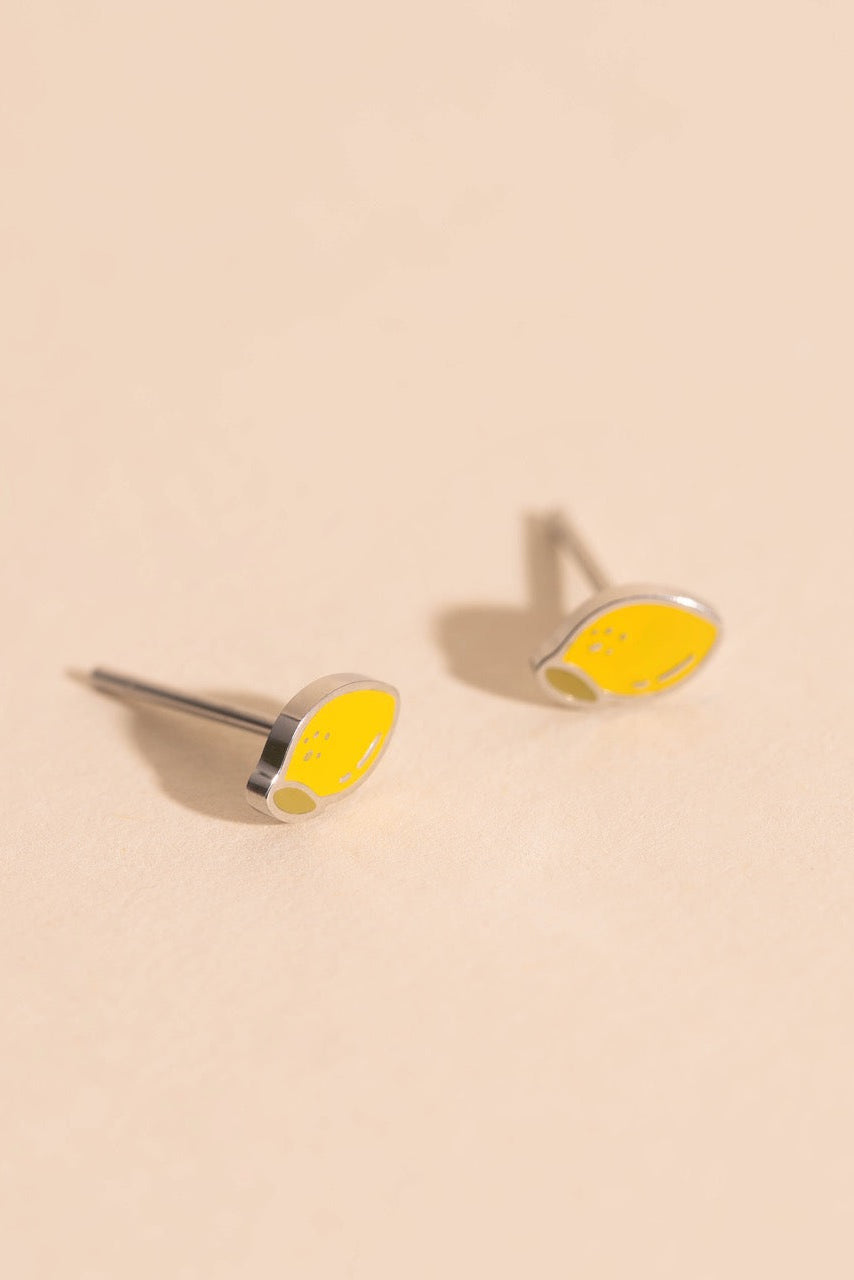 Mini Lemon Stud Earrings