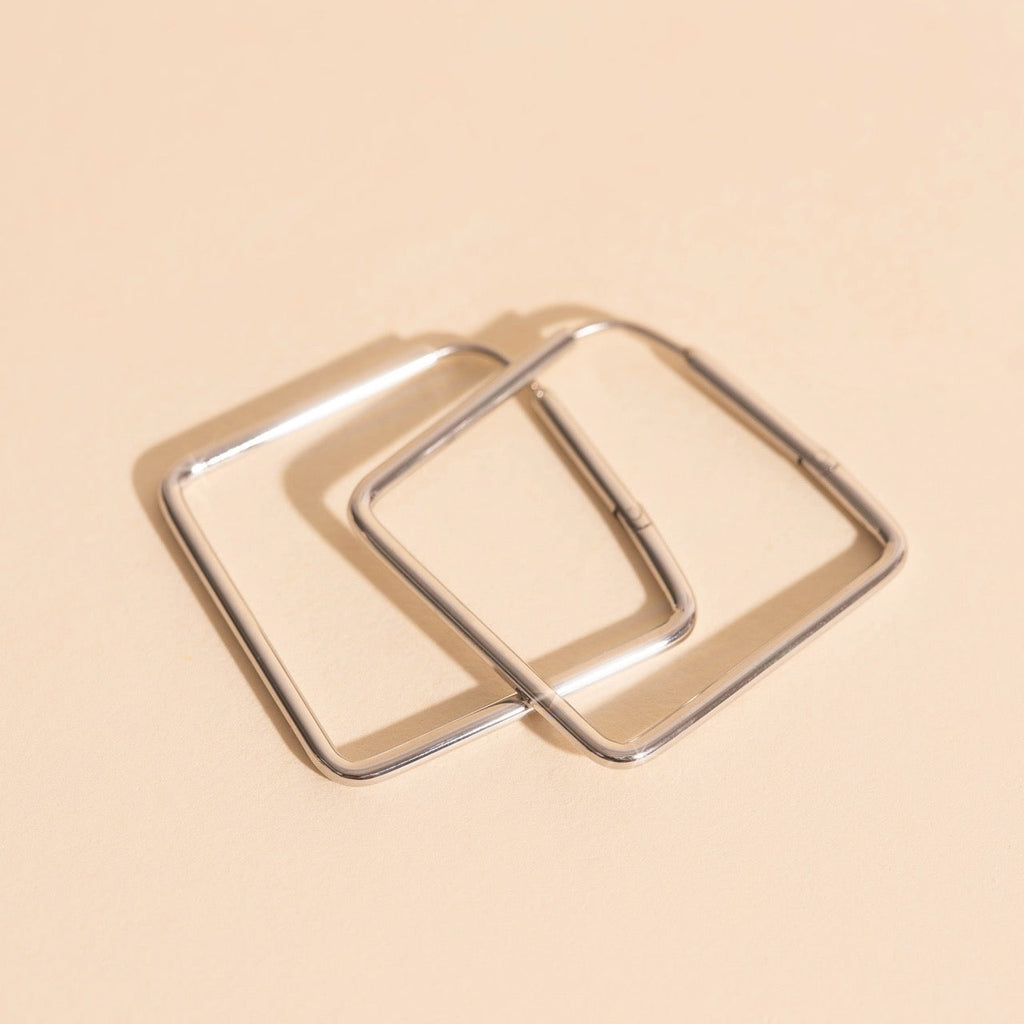 Diamond Rounded Huggie Hoop Earrings