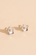 Mini Pearl Flower Stud Earrings