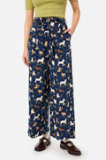 Cute Dogs Culotte Wide Leg Pants
