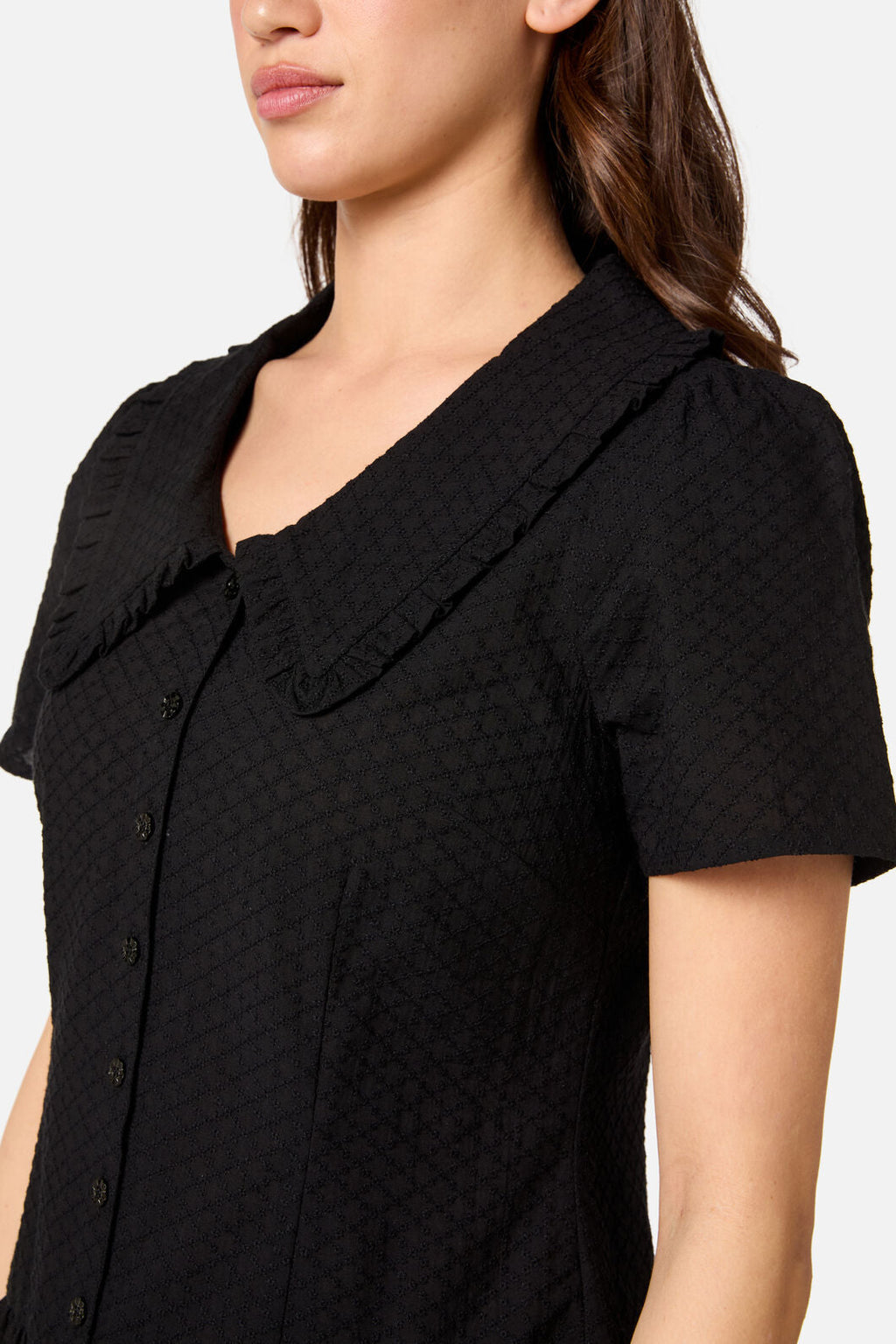 Andrea Drop Waist Mini Dress