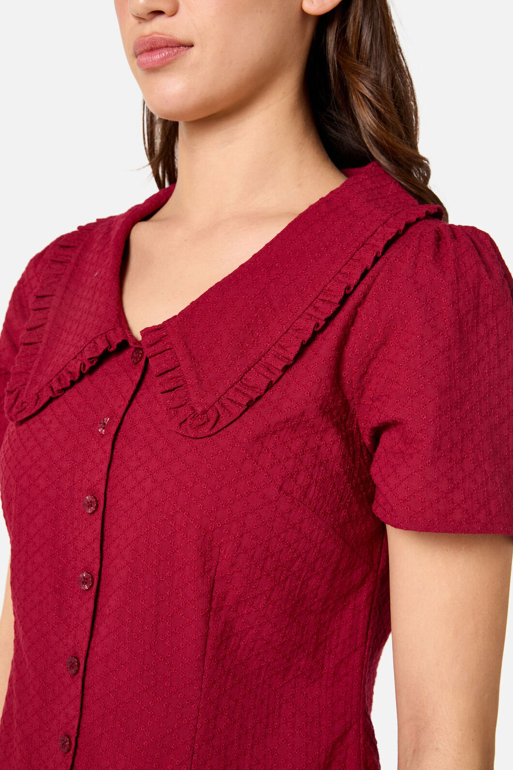 Andrea Drop Waist Mini Dress