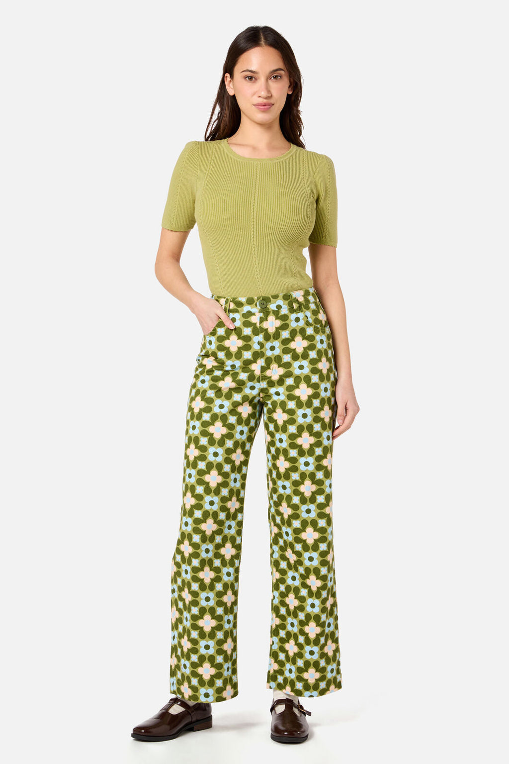 Ginny 60's Printed Jean