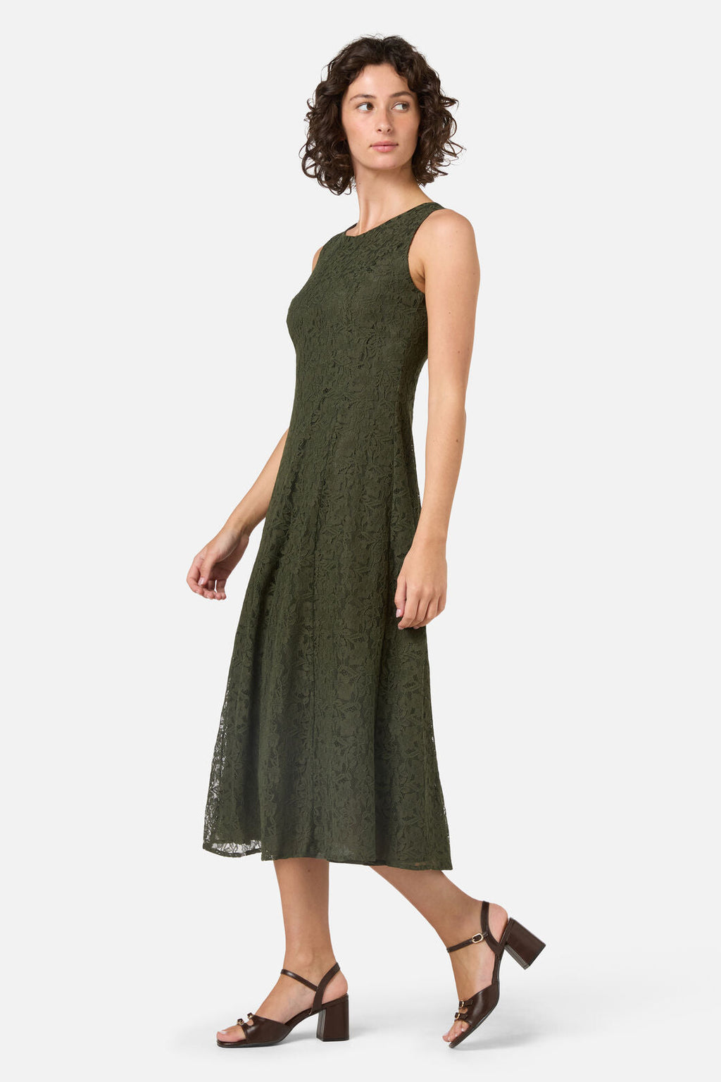 Amara Lace Midi Dress