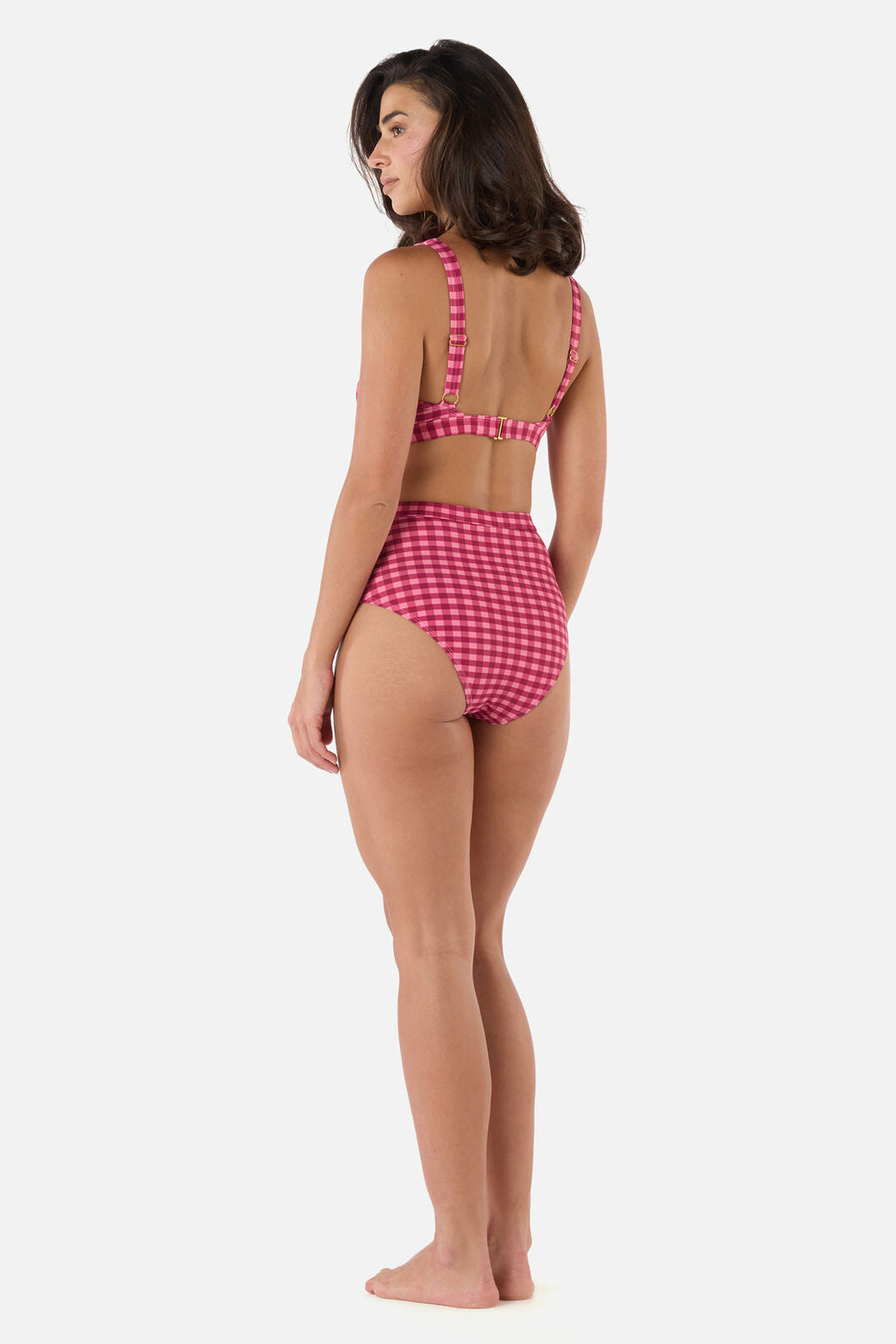 Gingham Bikini Top