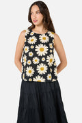 60's Daisy Shell Top