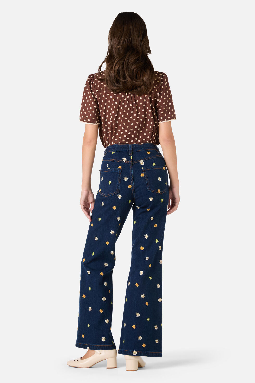 Ditsy Daisy Retro Blouse