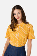 Ditsy Daisy Retro Blouse