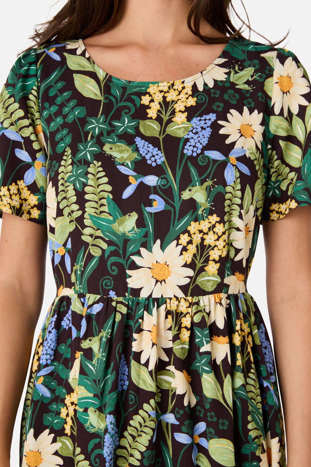Tiana Tree Frog Smock Dress