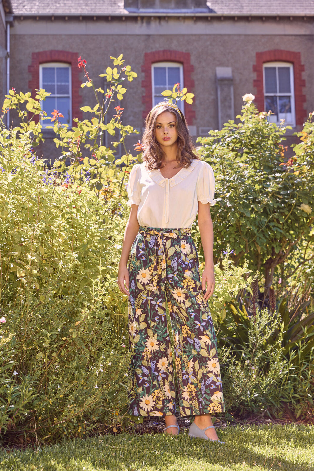 Tiana Tree Frog Wide Leg Pant