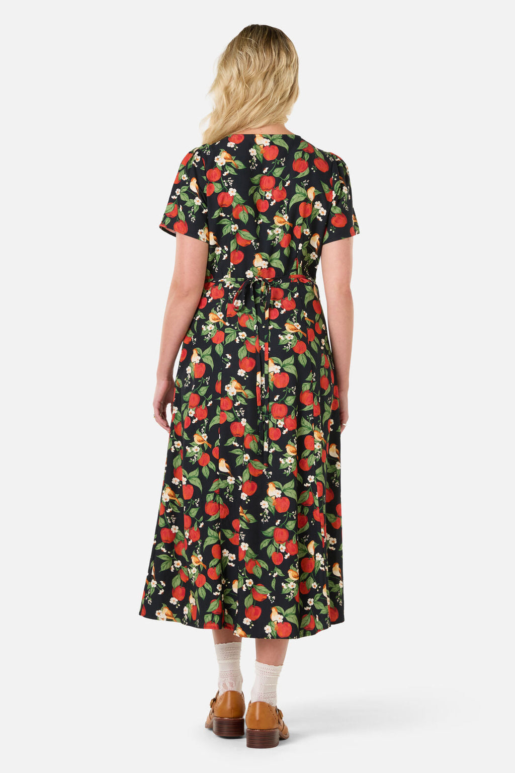 Apple Blossom Midi Dress