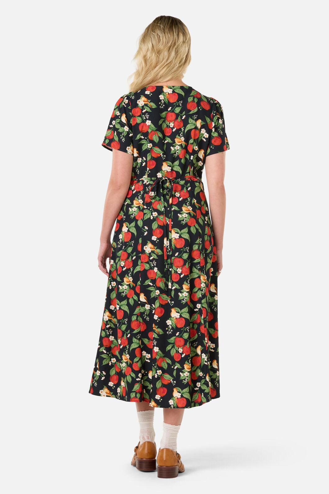Apple Blossom Midi Dress