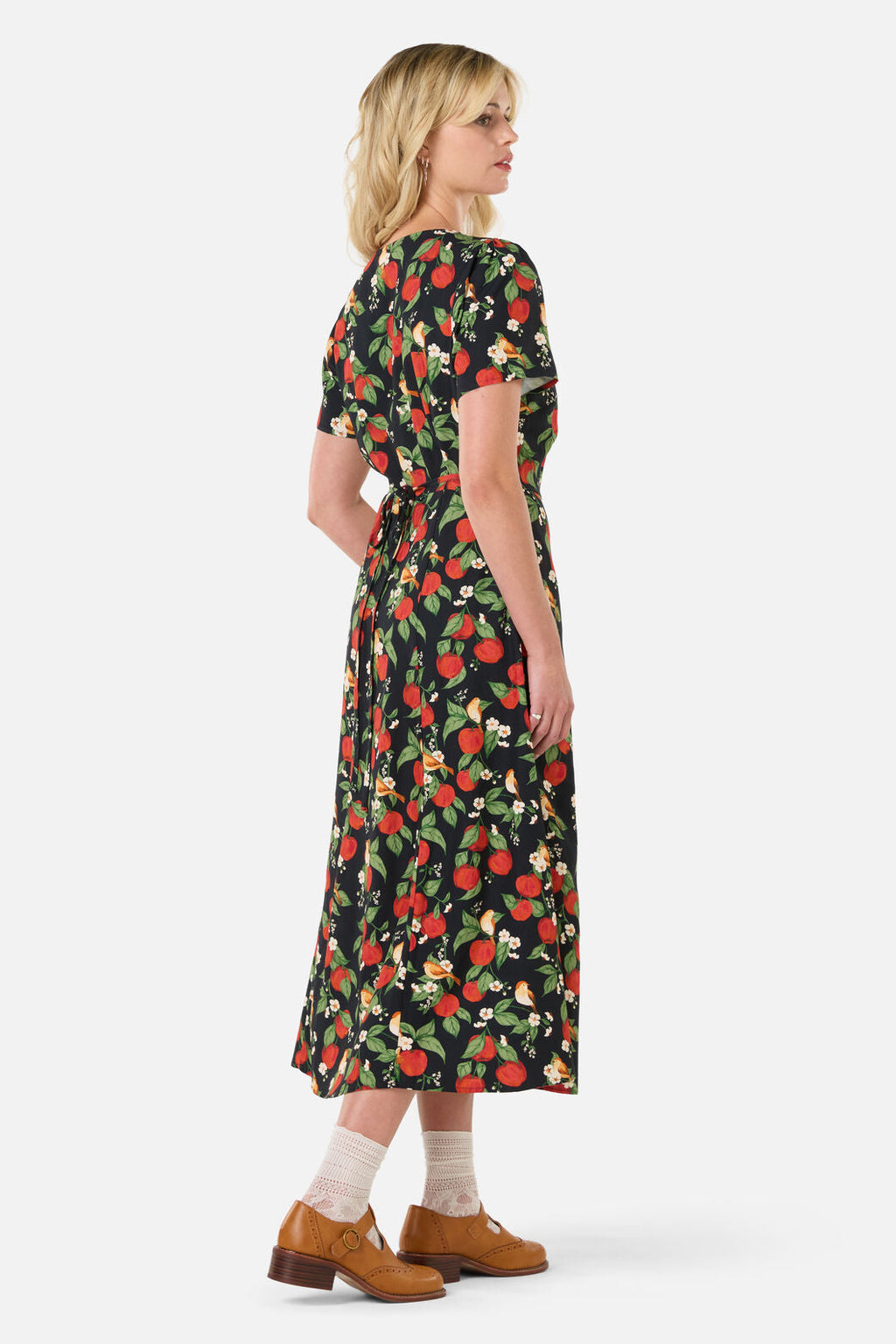 Apple Blossom Midi Dress