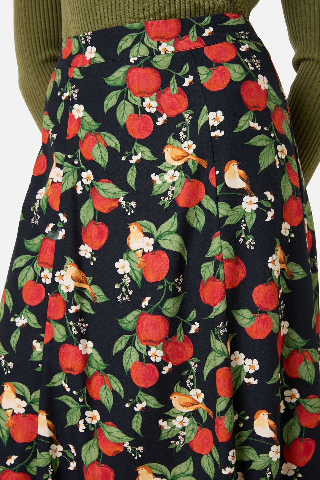 Apple Blossom Midi Skirt