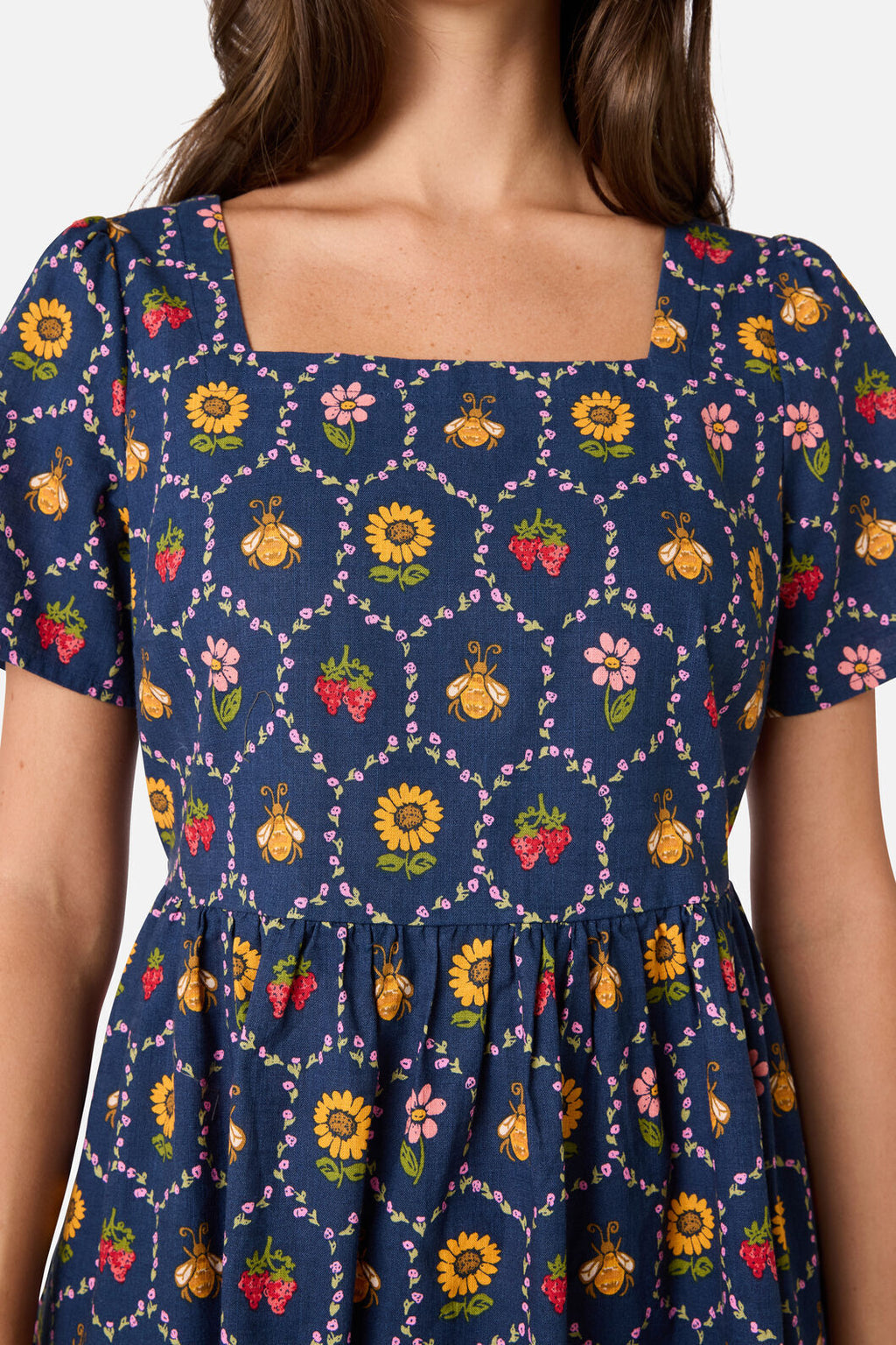 Honey Bee Hive Mini Dress