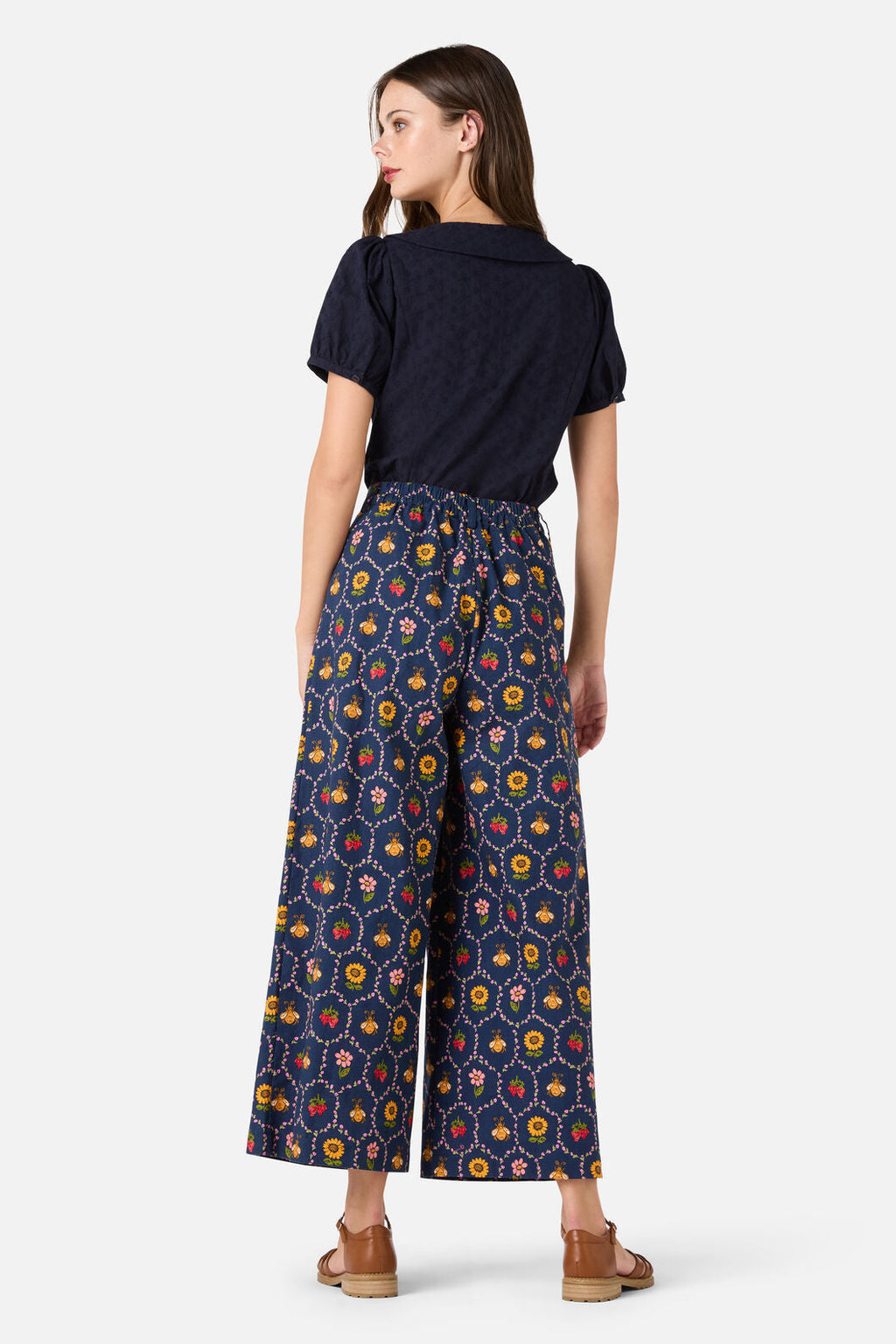 Honey Bee Hive Wide Leg Pant