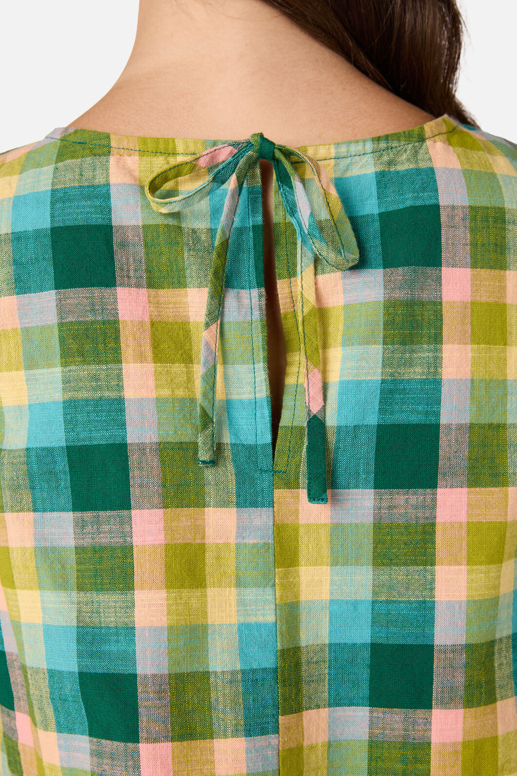 Piper Check Peplum Top