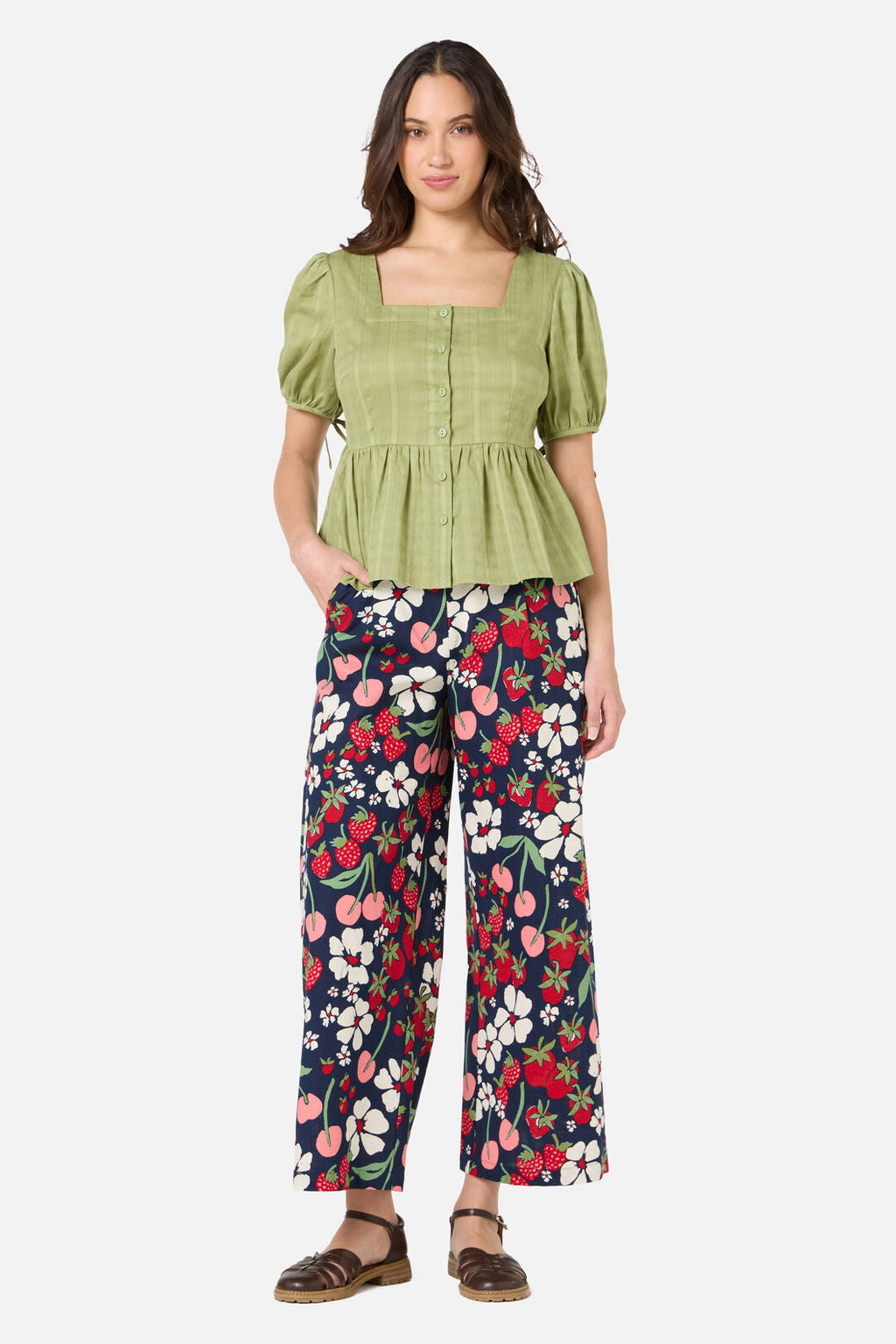 Eveleigh Peplum Top