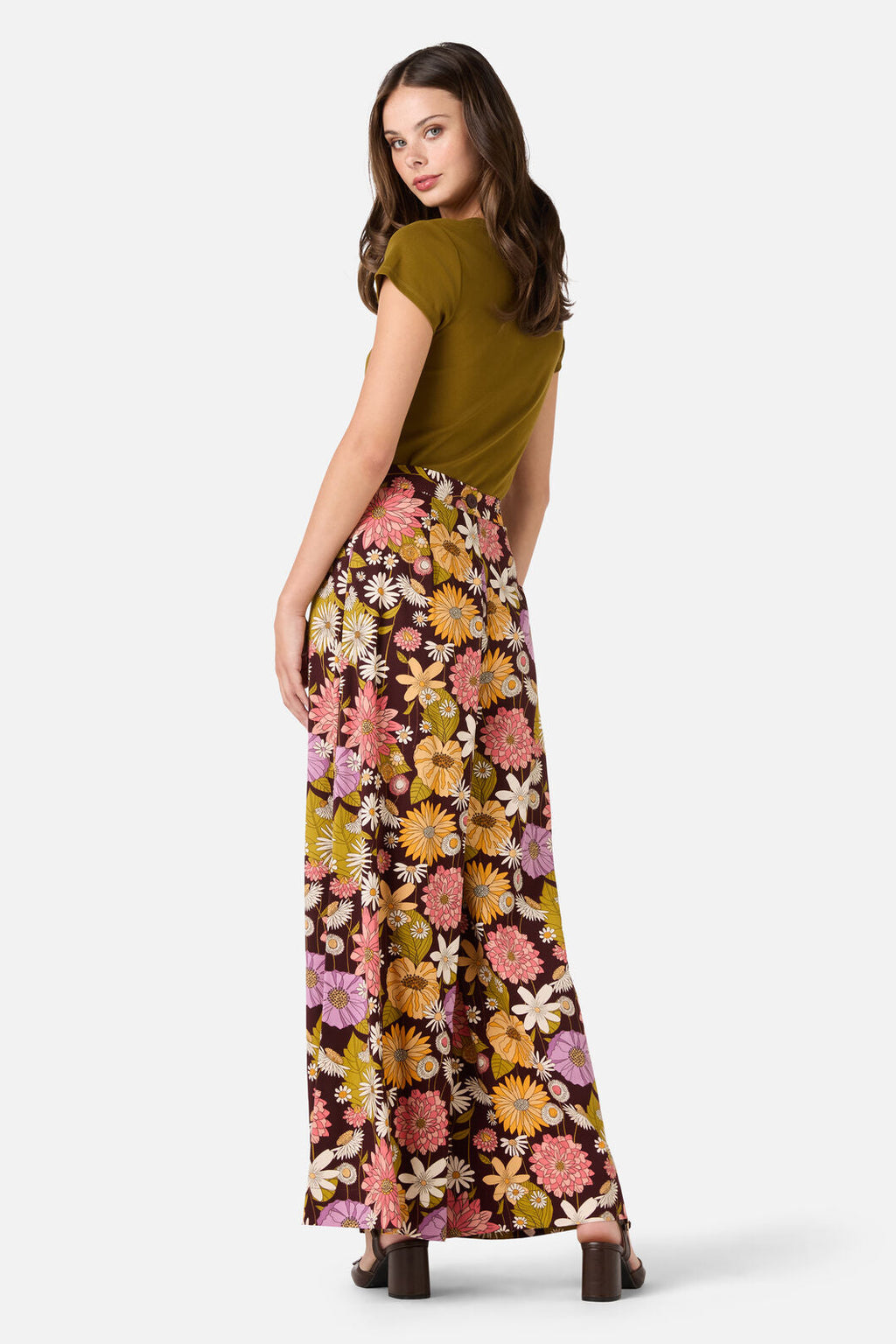 Leonie Floral Wide Leg Pant