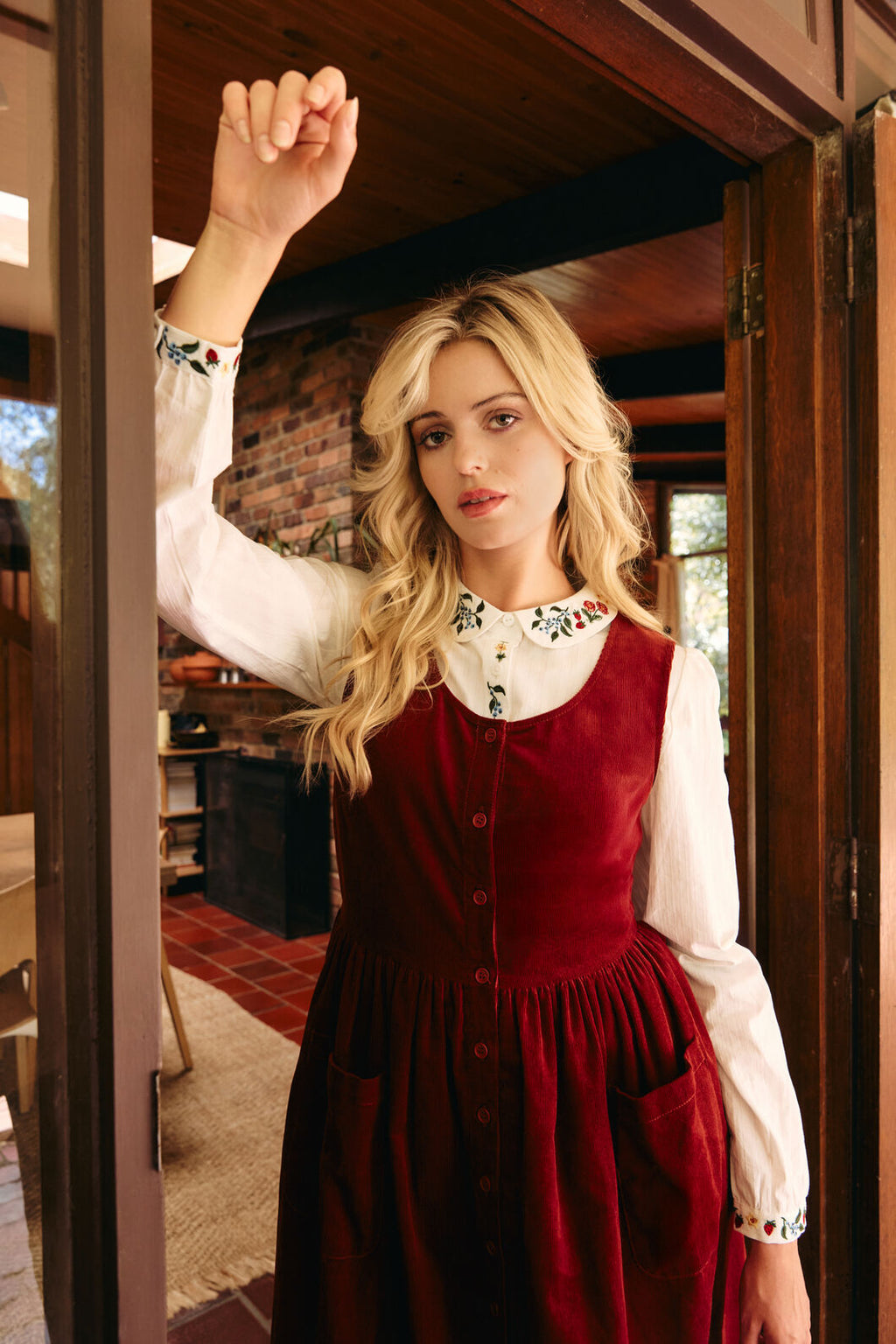 Garden Embroidered Blouse