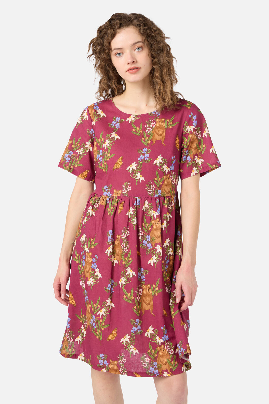 Quokka & Flora Smock Dress