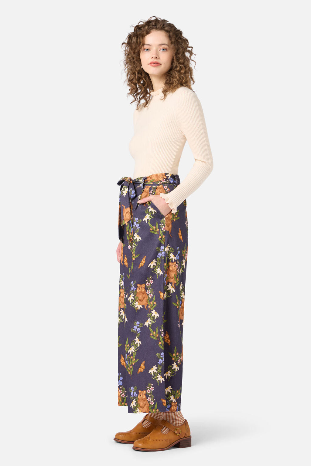 Quokka & Flora Culotte Crop Pants