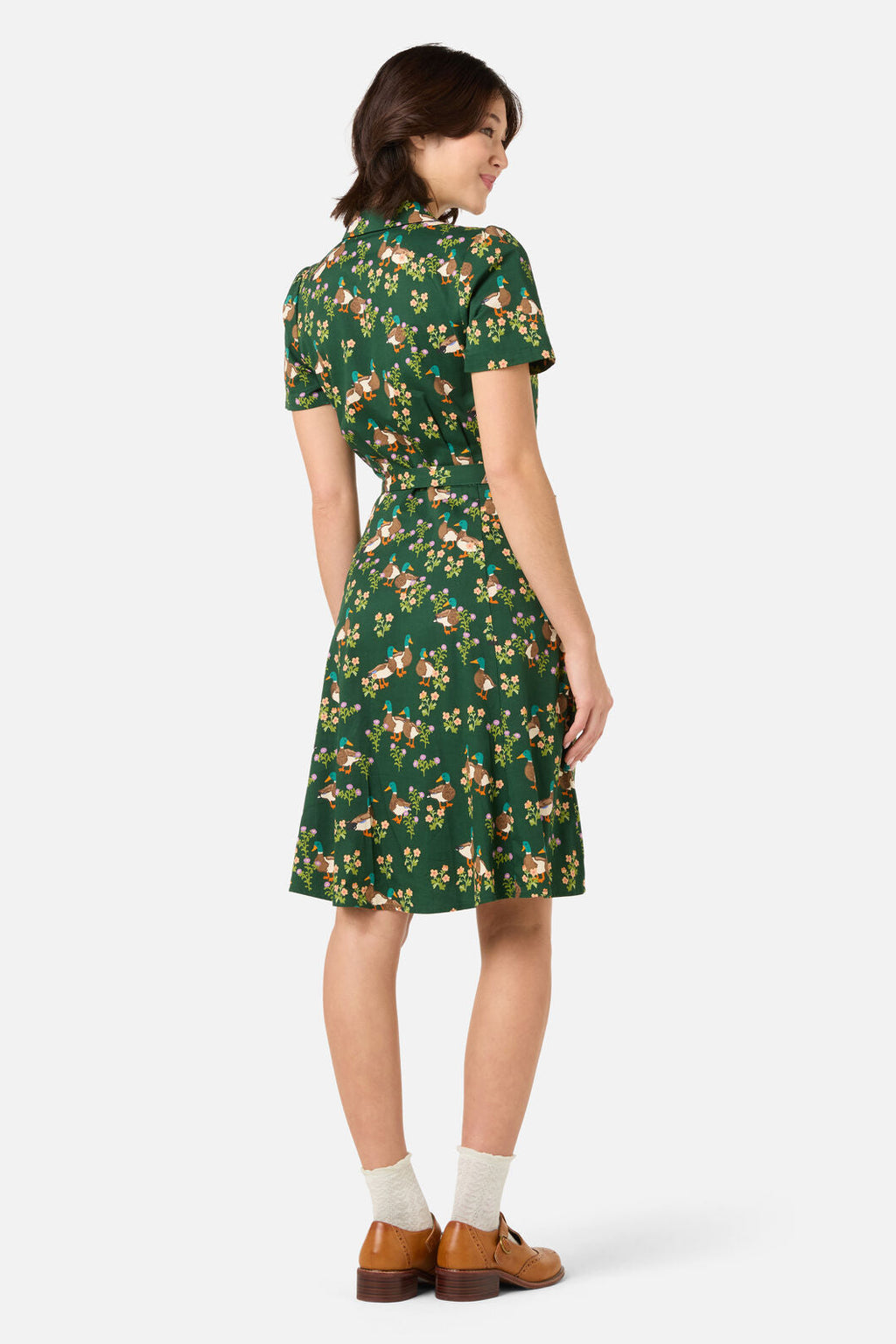 Sweet Ducks Mini Shirt Dress