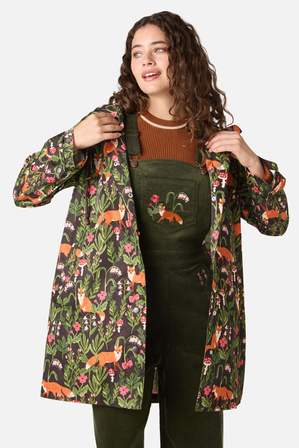 Fancy Foxes Raincoat