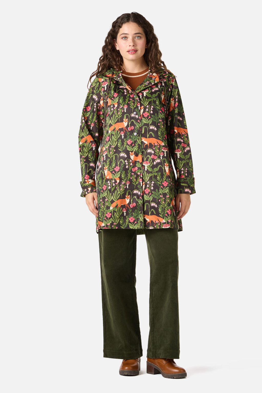 Fancy Foxes Raincoat