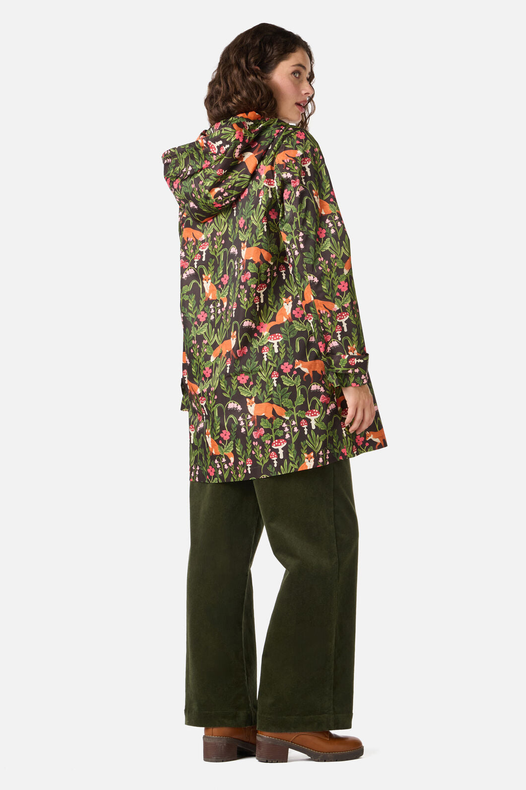 Fancy Foxes Raincoat