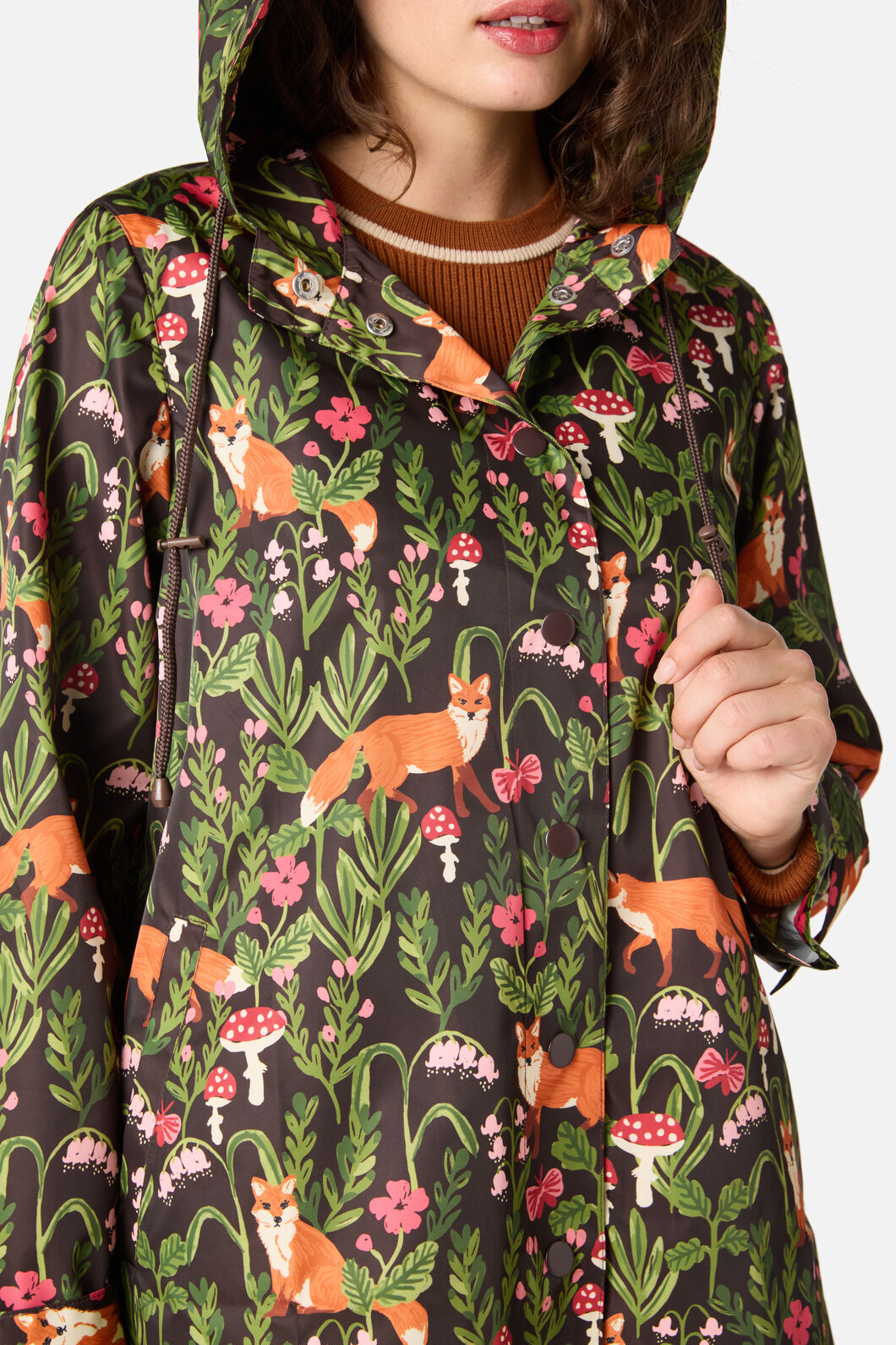 Fancy Foxes Raincoat