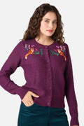 Fox Embroidered Cardigan
