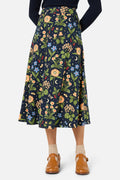Midnight Garden Midi Skirt