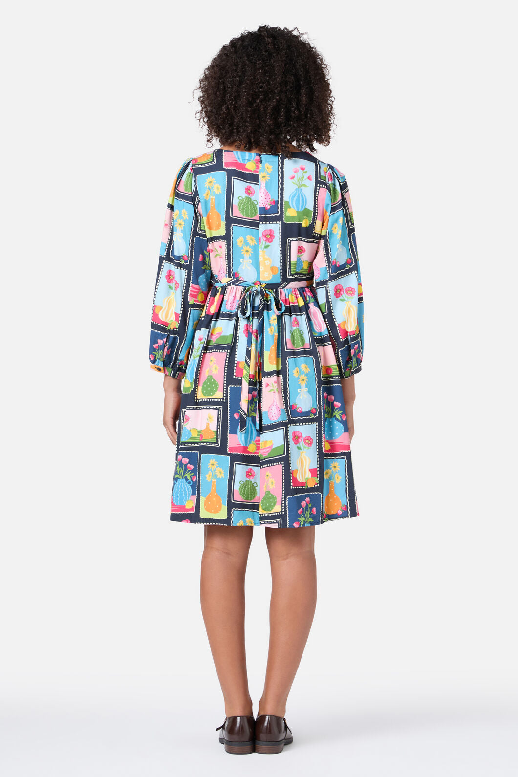 Flower Vases Mini Dress