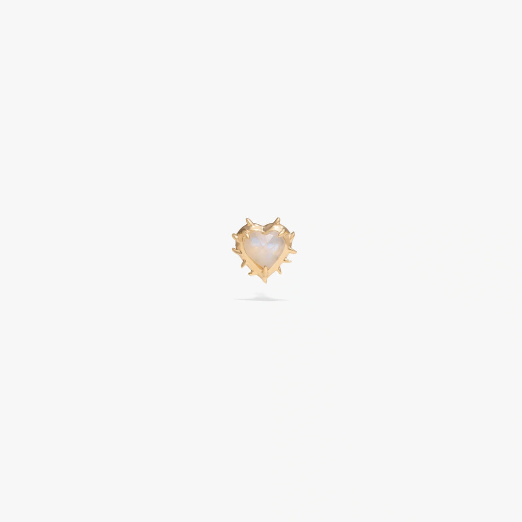 Heart of Thorns Stud Earring