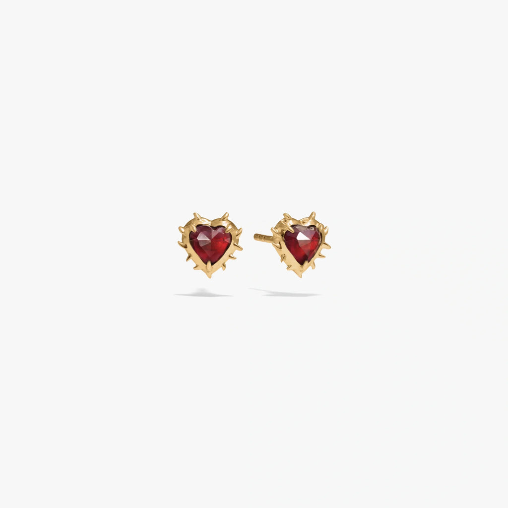 Heart of Thorns Stud Earring