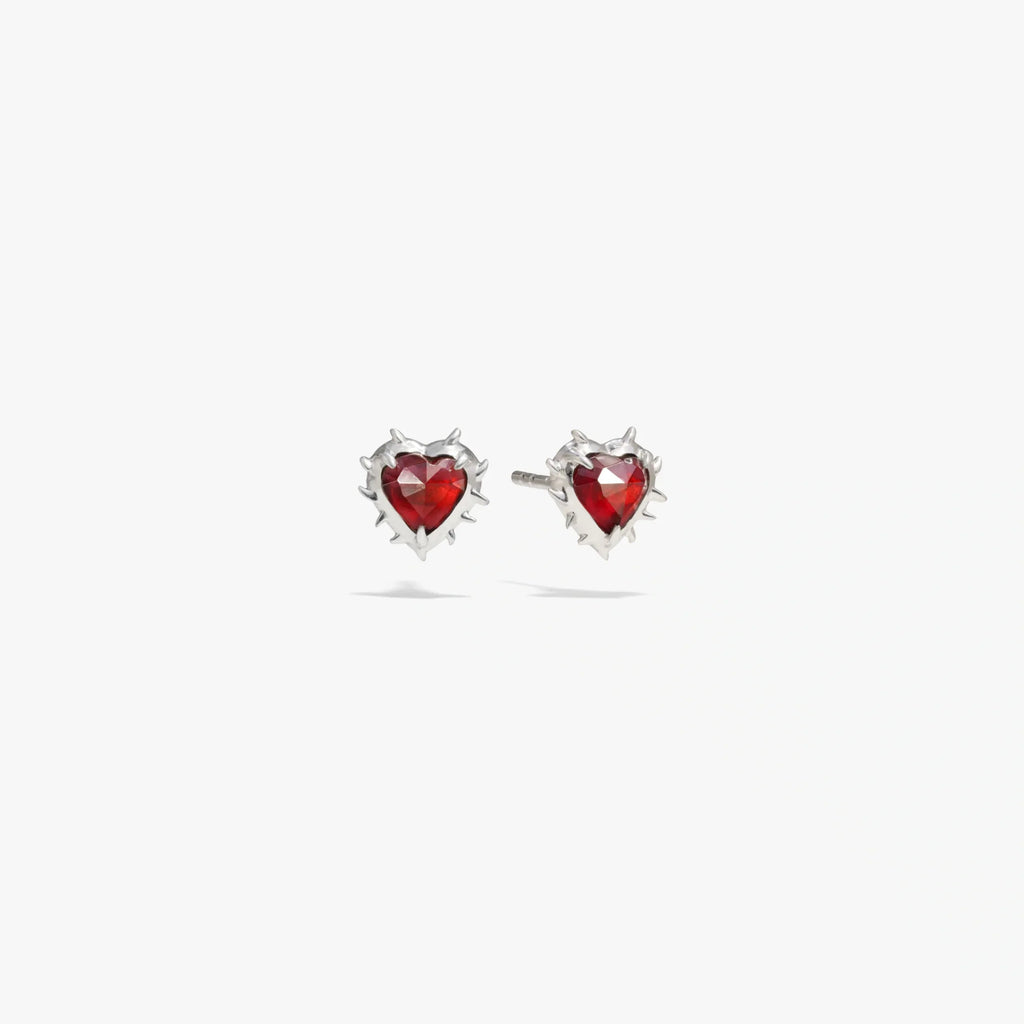 Heart of Thorns Stud Earring