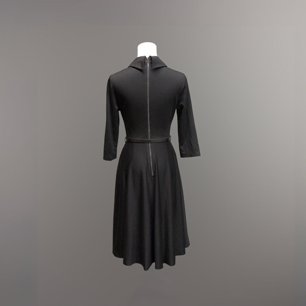 Shelley - Faux Tie Fit and Flare Dress