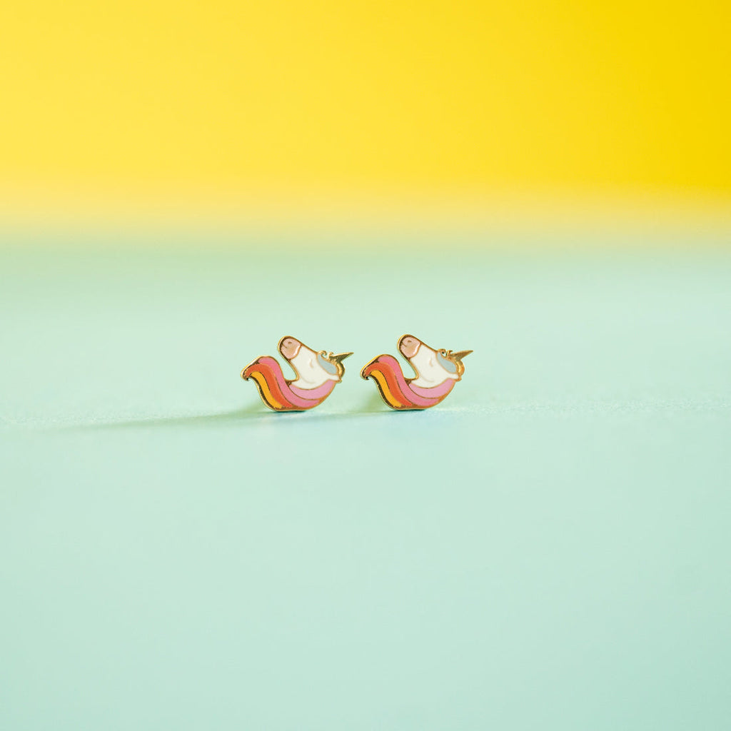 Little Unicorn Stud Earrings