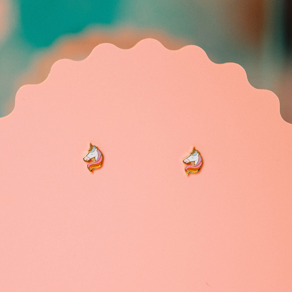 Little Unicorn Stud Earrings